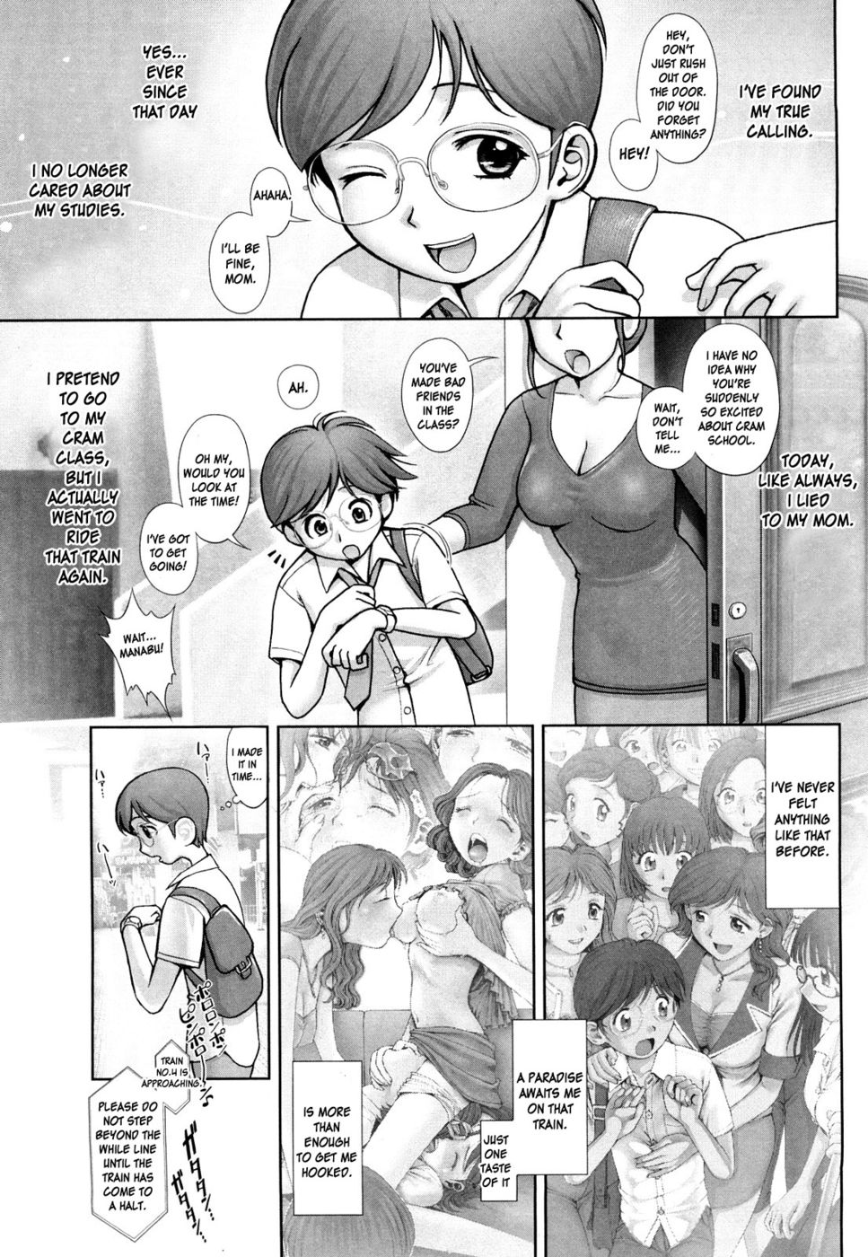 Hentai Manga Comic-Rush Hour XXX-Chapter 2 -Xxx all night long in a rush hour train-1